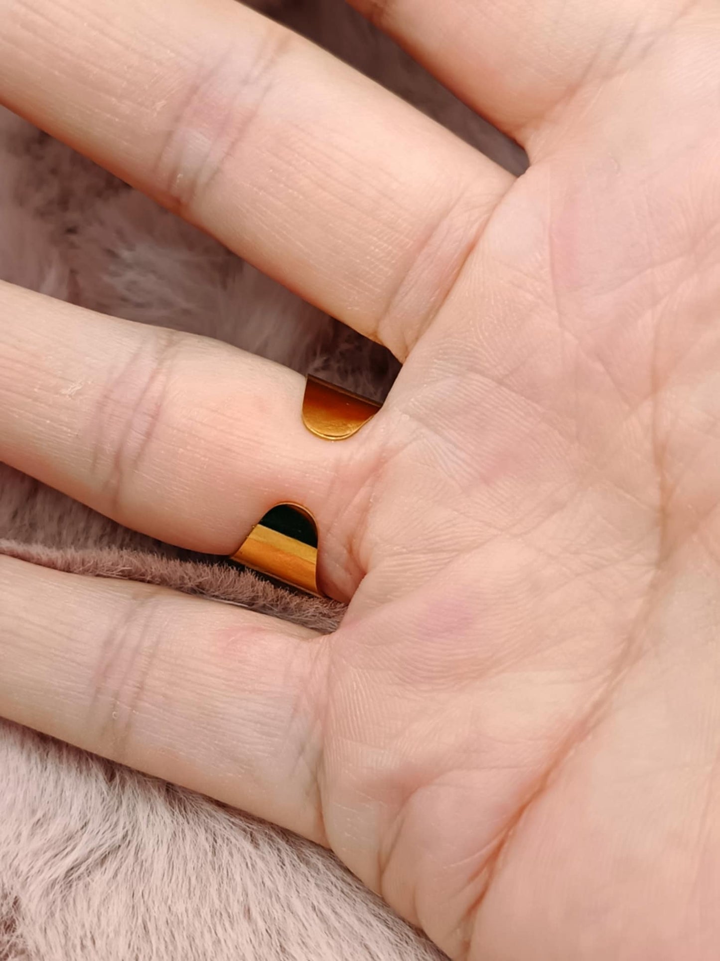 Bague soleil XL & Rhodochrosite