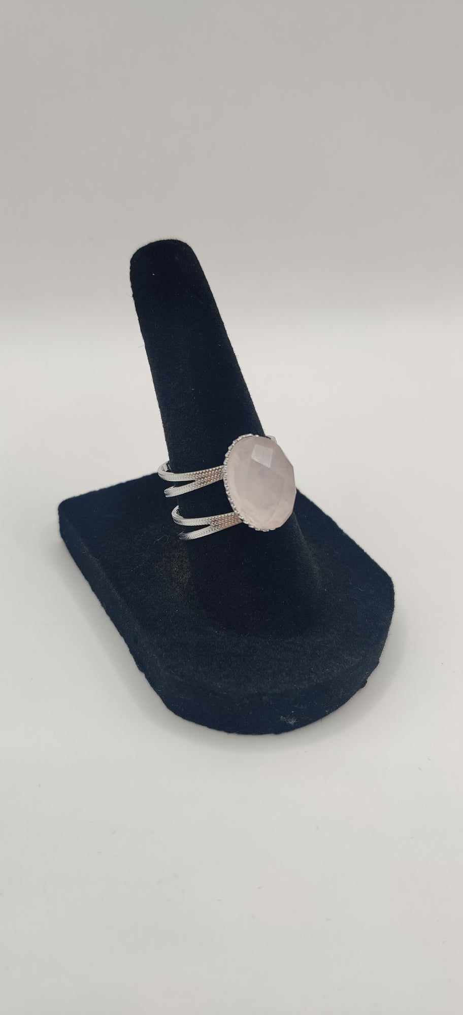 Bague double et pierre au choix