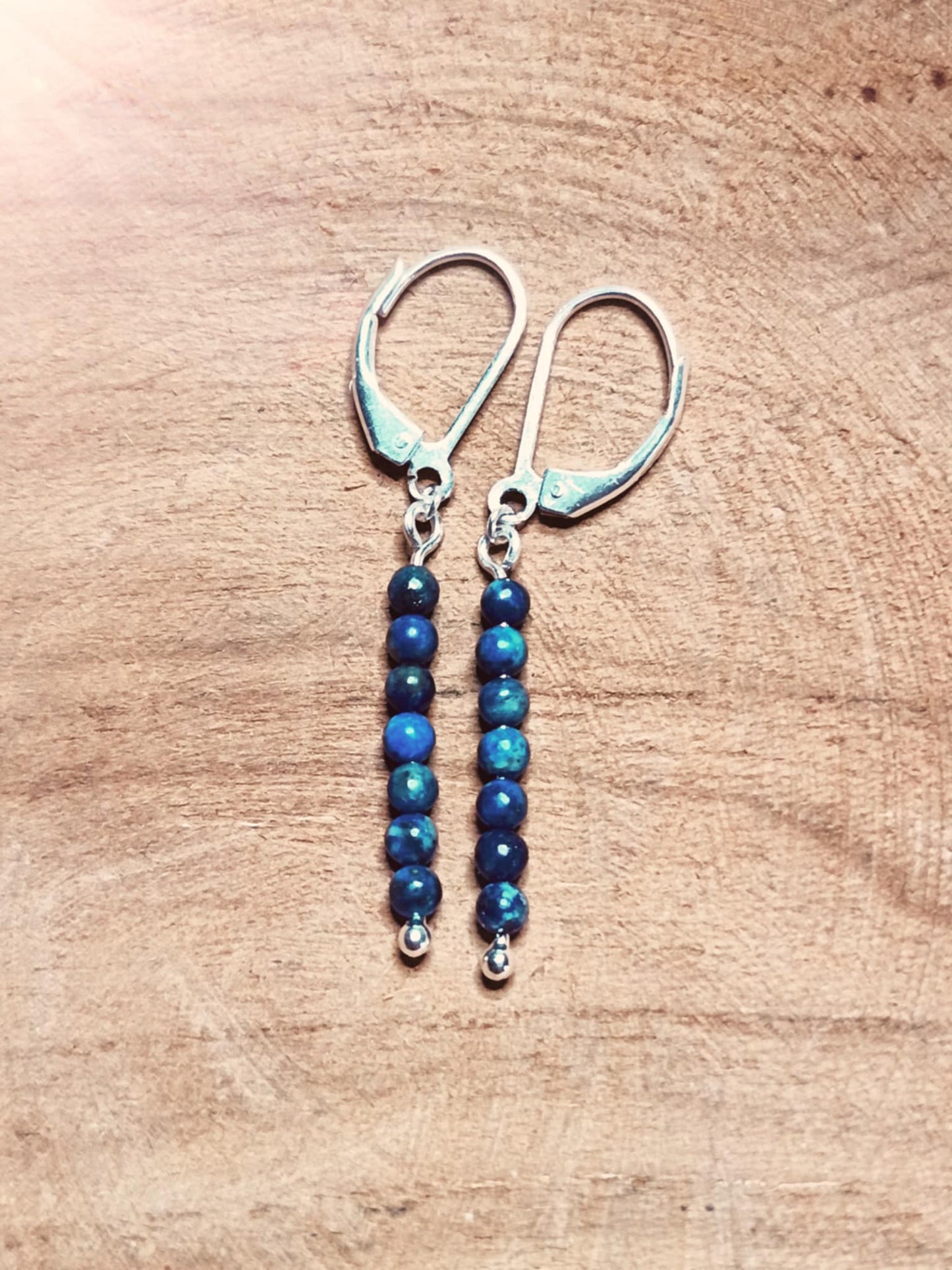 Dormeuses argent 925 & Lapis Lazuli