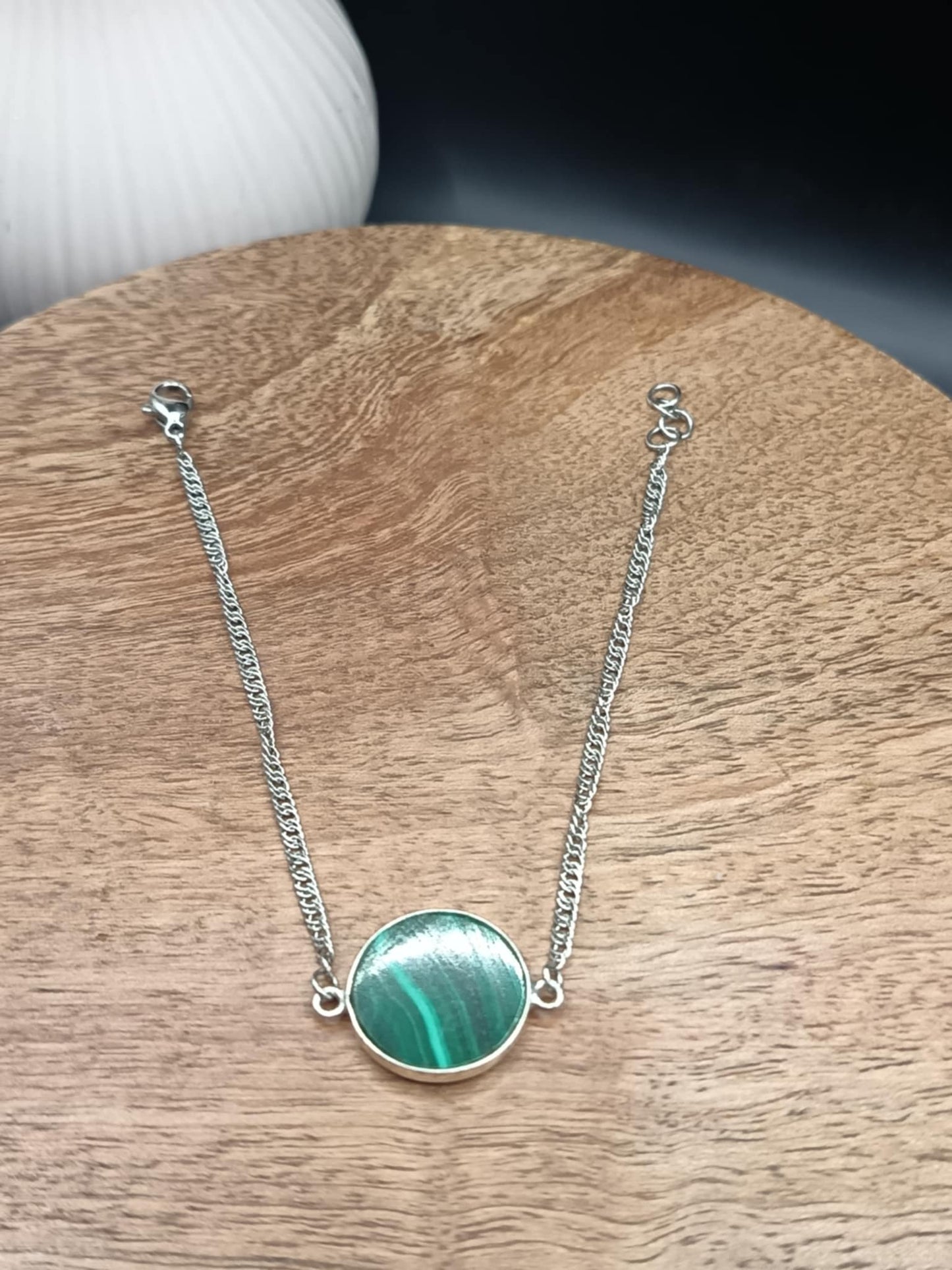 Bracelet Singapour Malachite