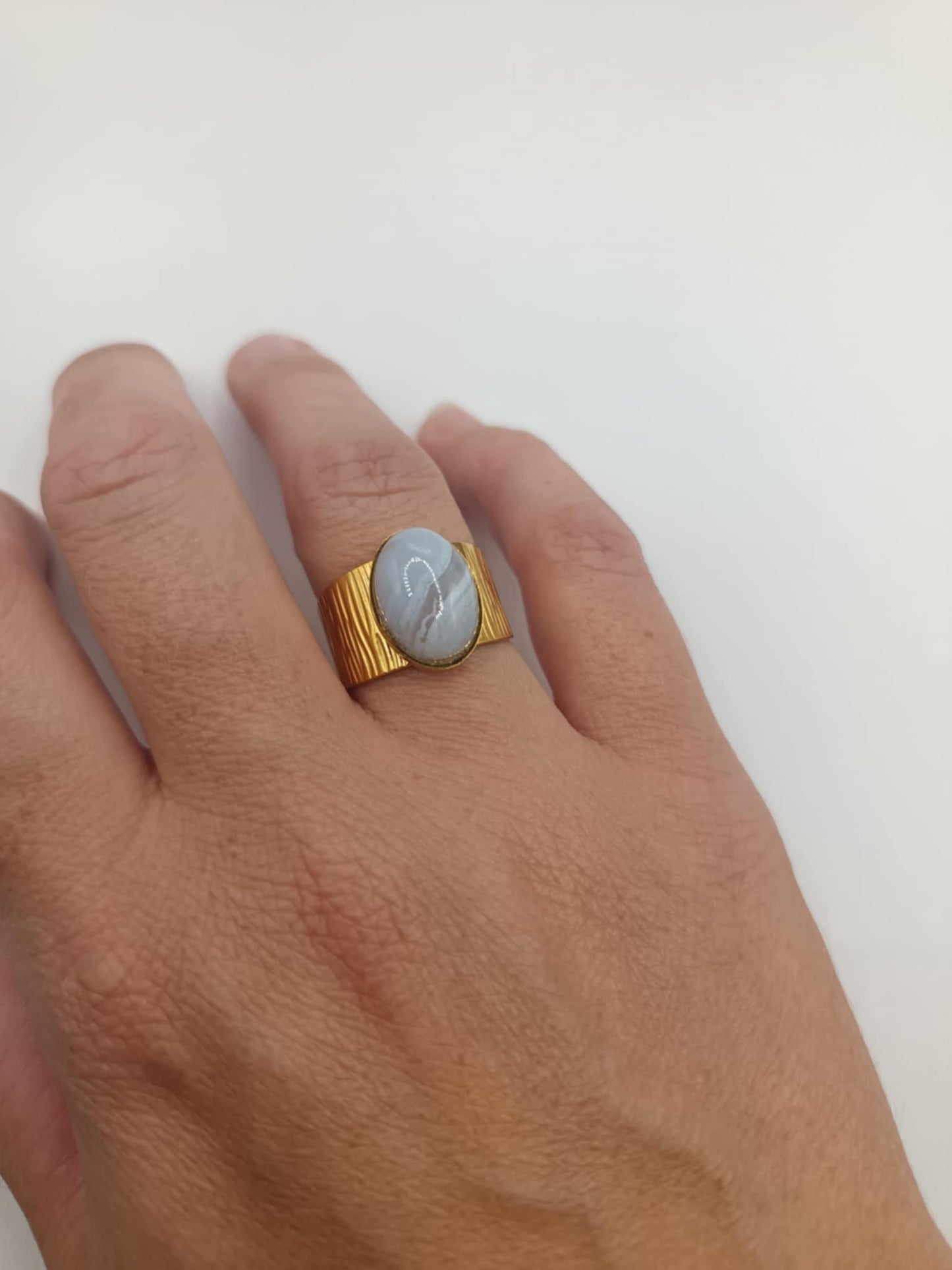 Bagues vagues couleurs & pierres au choix