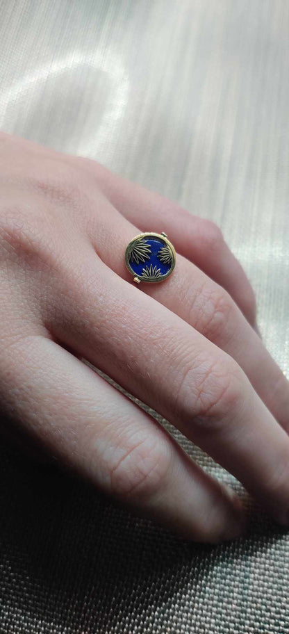 Bague palmier pierre au choix