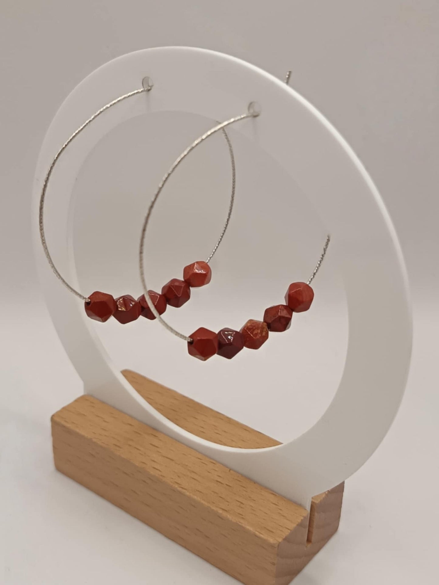 Créoles argent 925 & pierres au choix