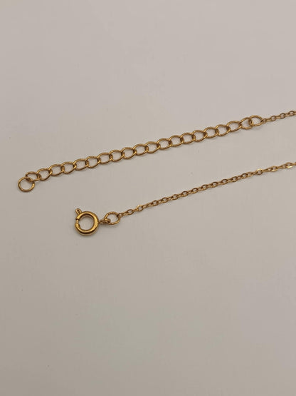 Bracelet chaine dorée & pierre au choix