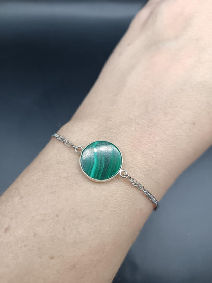 Bracelet Singapour Malachite