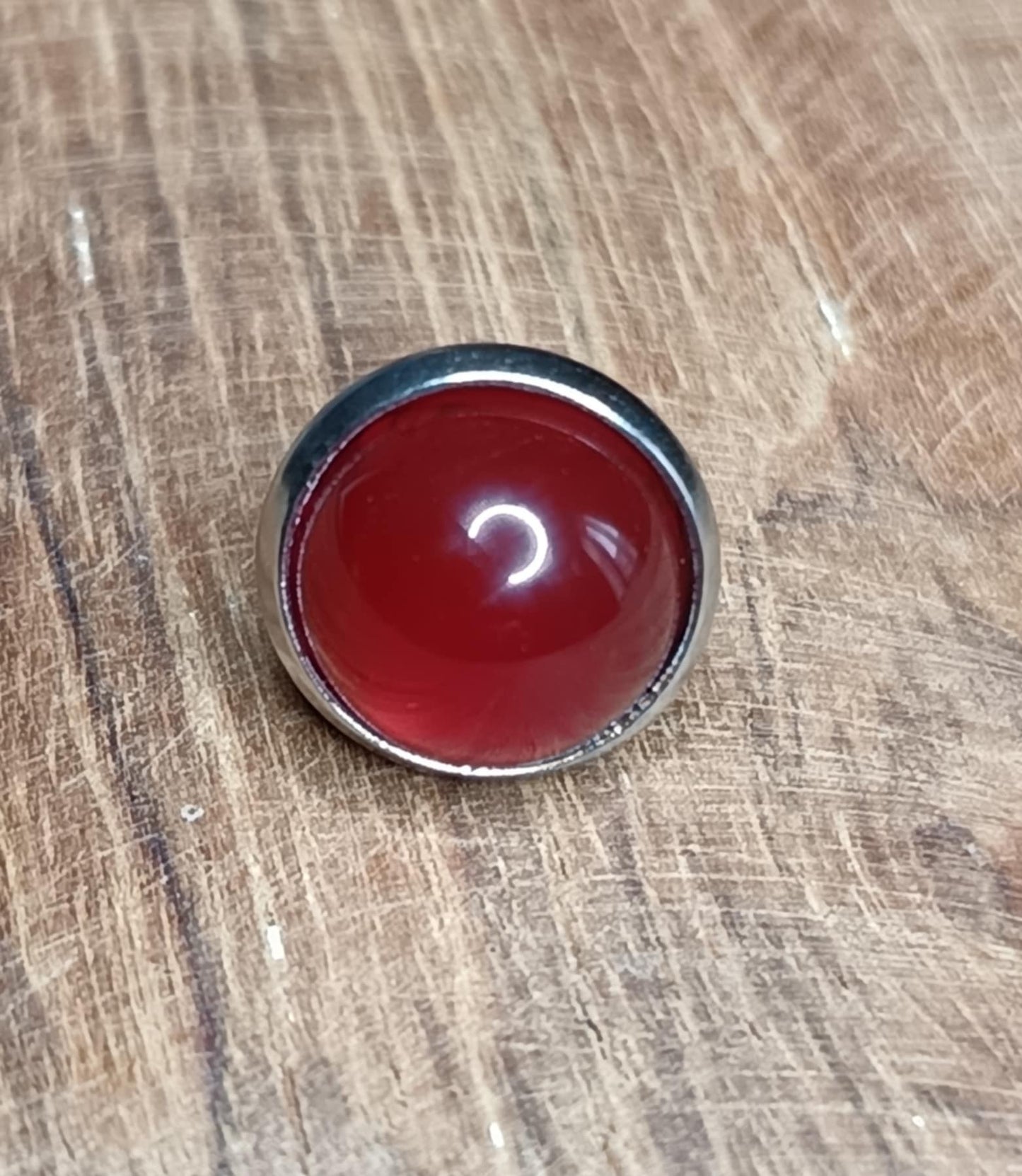 Clous d'oreilles argentés & pierre au choix