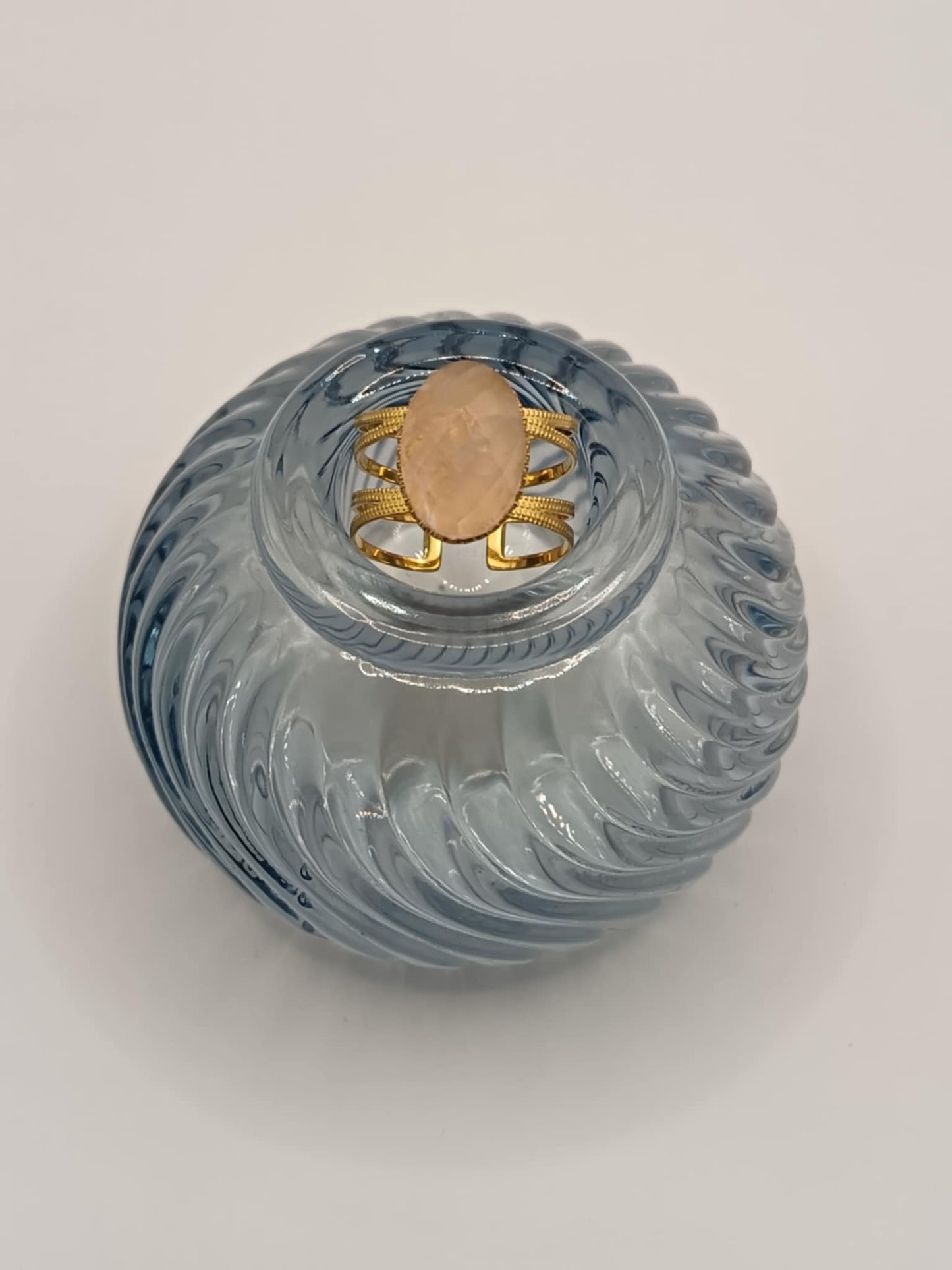 Bague dorée/argentée double et pierre au choix