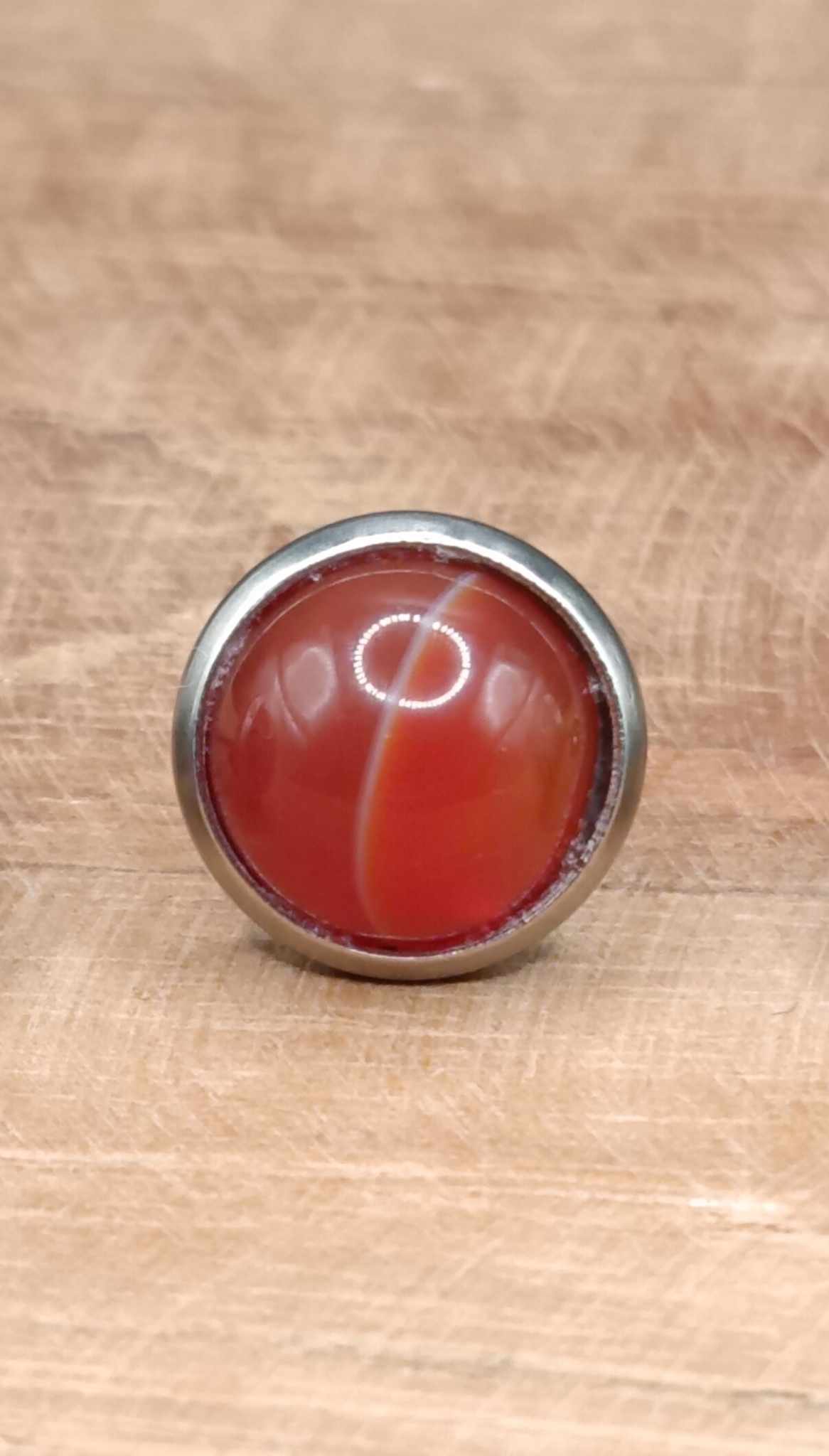 Clous d'oreilles argentés & pierre au choix