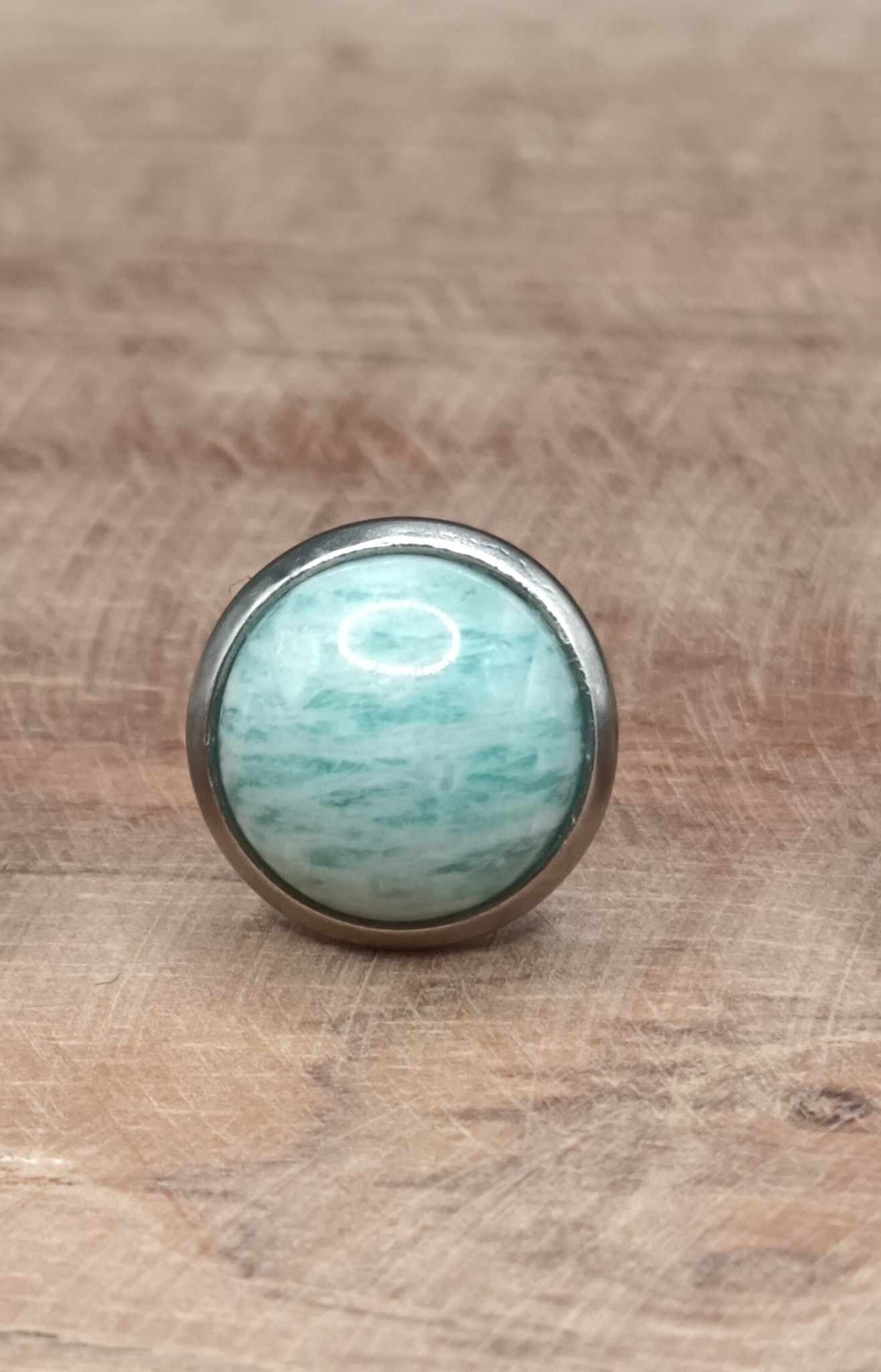 Clous d'oreilles argentés & pierre au choix