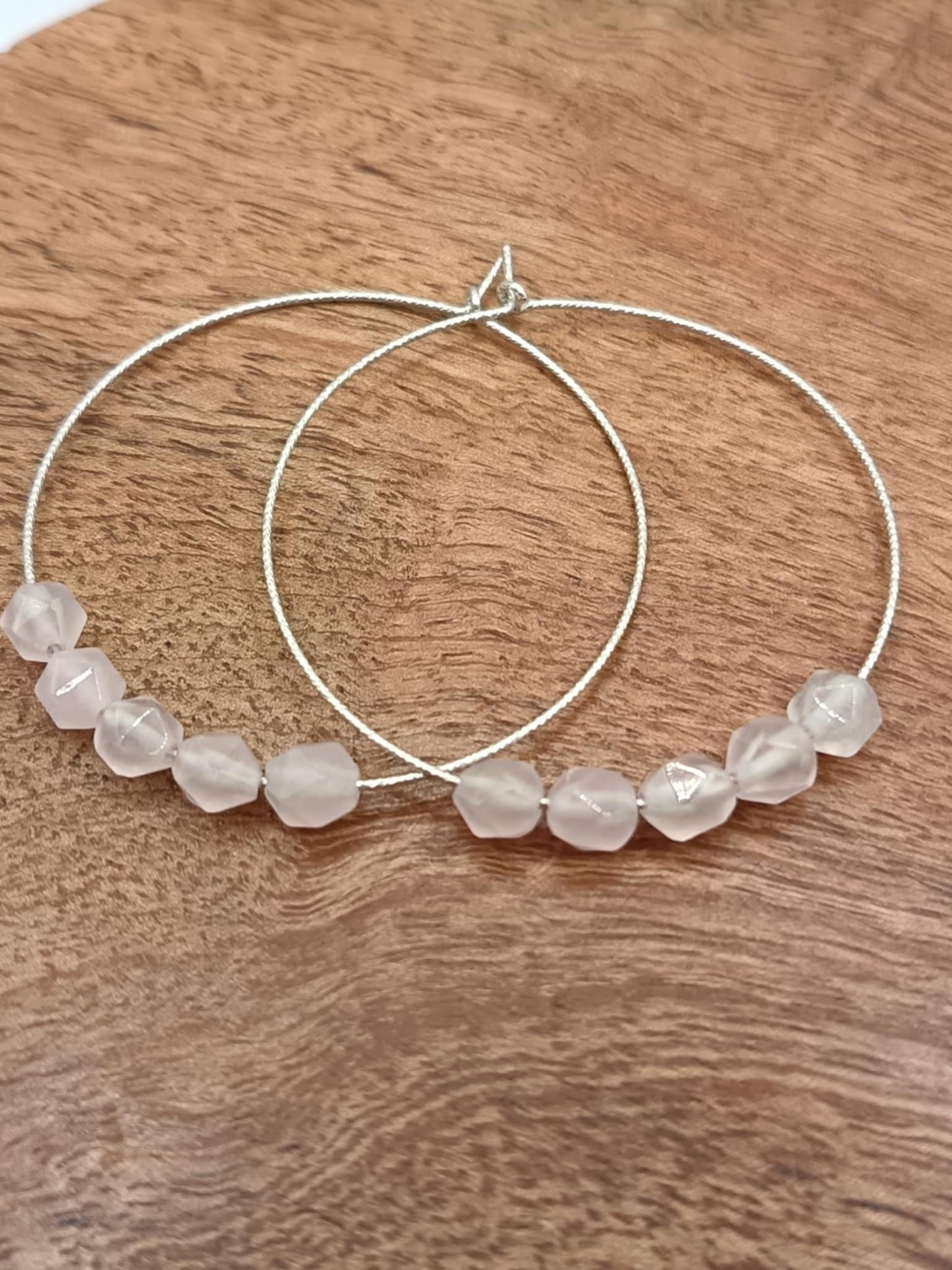 Créoles argent 925 & pierres au choix