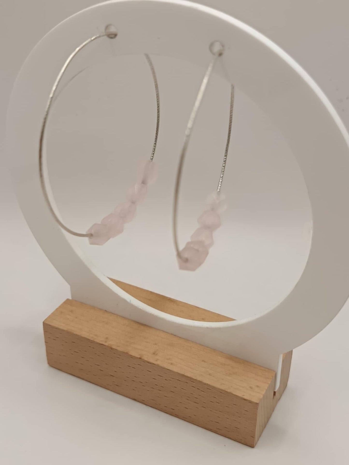 Créoles argent 925 & pierres au choix