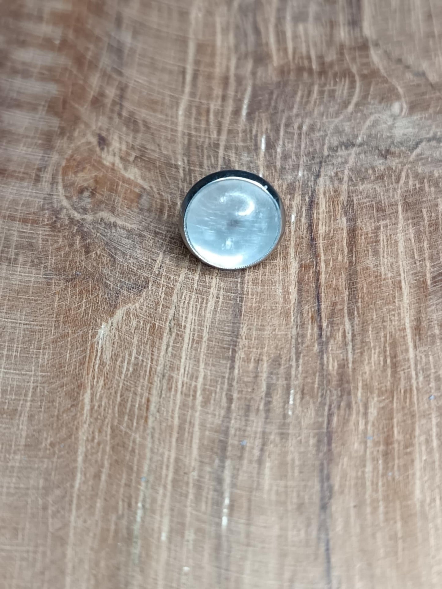 Clous d'oreilles argentés & pierre au choix