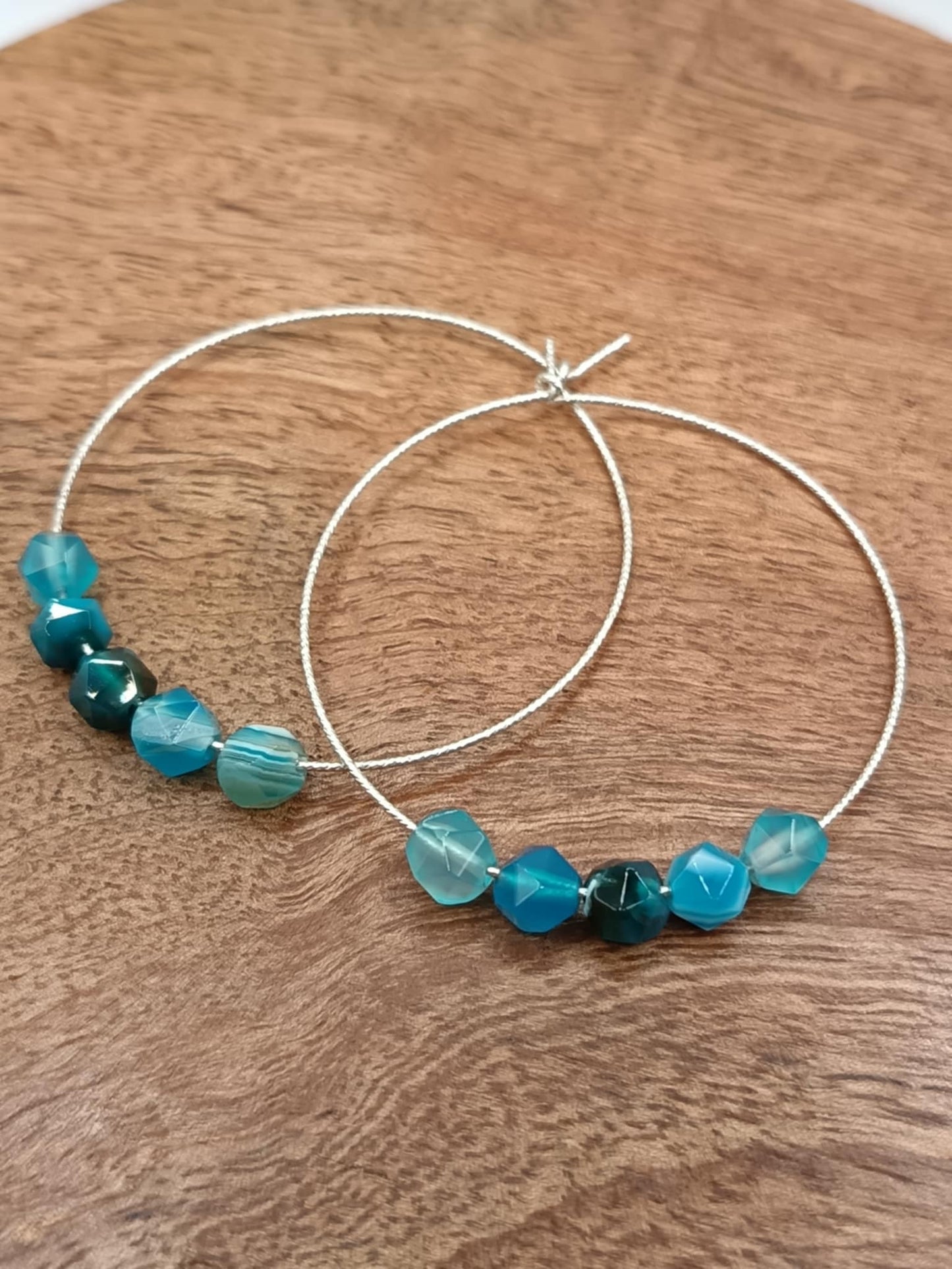 Créoles argent 925 & pierres au choix